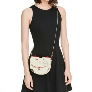 NWT Kate Spade New York Tonti Street Lucky Cat Crossbody Clutch WKRU3331